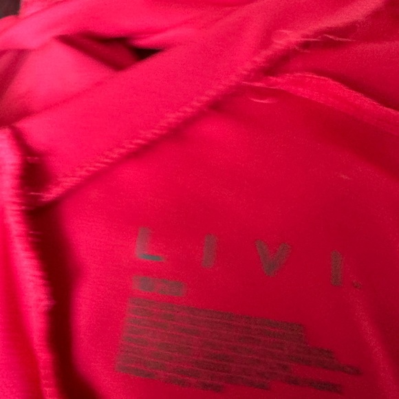 LIVI Lane Bryant Hot Pink Long Sleeve Top With Cut Out Back. Size 18/20 - Picture 6 of 10